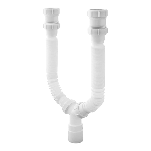 QsB Sifon flexible doble desague