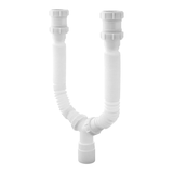 QsB Sifon flexible doble desague